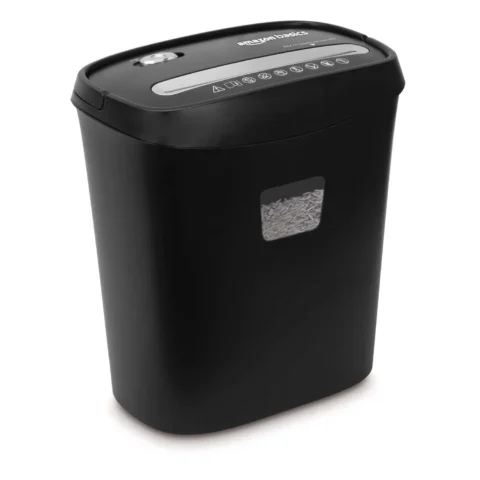 Paper Shredder Amazon Basics 10 (A4) Sheet Cross Cut Paper 14 Liter