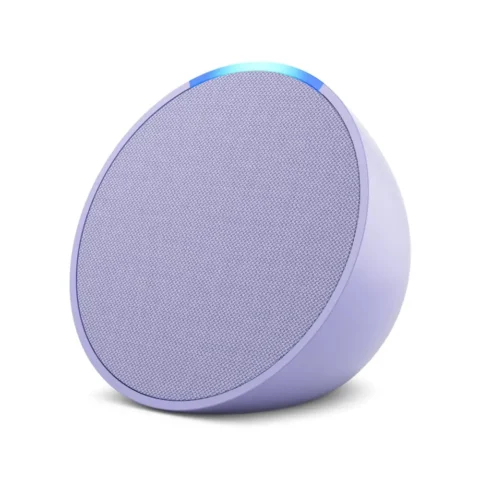 Amazon Echo Pop| Smart speaker with Alexa and Bluetooth| Full sound, balanced bass, crisp vocals| Purple