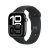 Apple Watch Series 10 GPS 46mm Smartwatch with Jet Black Aluminium Case and Always-On Retina Display