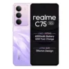 realme C75 Smartphone 4+128GB Purple, 6.67inch Screen, 120HZ Vision Display, 6000mAh Battery, 40MP Camera, MediaTek Dimensity 6300 Processor, IP64