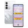 realme C75 5G Smartphone Android 15 Display 6.67" FHD 120Hz 6000mAh Battery 45W Charge 4GB RAM 128GB ROM Dual SIM Support AI Camera Fingerprint WiFi GPS (White)