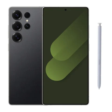 Samsung Galaxy S25 Ultra 5G AI Smartphone (Titanium Black, 12GB RAM, 256GB Storage), 200MP Camera, S Pen Included, Long Battery Life