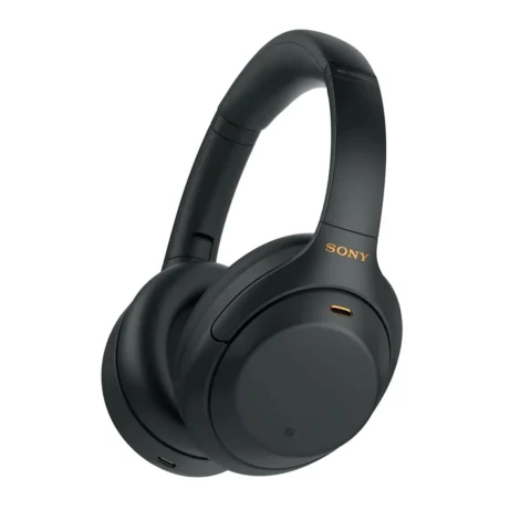Sony WH-1000XM4 Wireless Bluetooth Over-Ear Headphones with Industry-Leading Noise Cancellation, Mic, 30 Hours Battery, Black