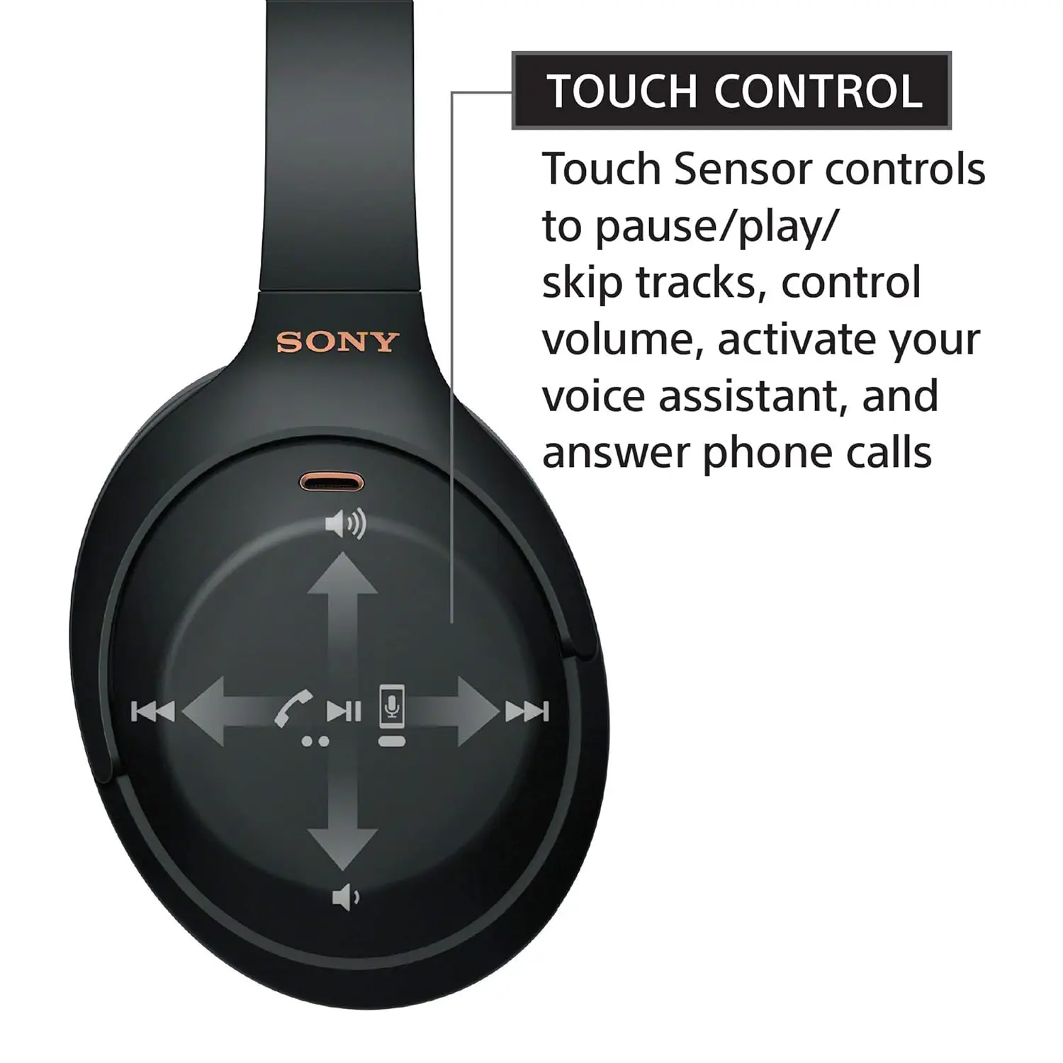 Sony WH-1000XM4 wireless headphones offer industry-leading noise cancellation, clear phone calls, touch and voice controls, quick charge support, and up to 30 hours battery life.