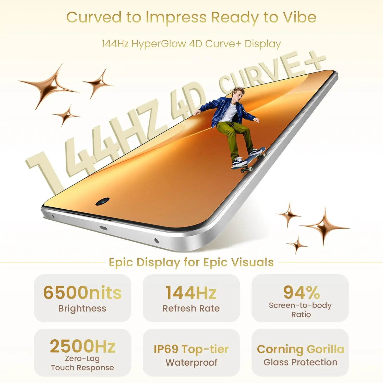 realme 15 Smartphone 5G 12GB RAM 256GB ROM 6.8" AMOLED Display 144Hz, 7000mAh Battery 80W Fast Charge IP69 Waterproof 50MP AI Camera Silver