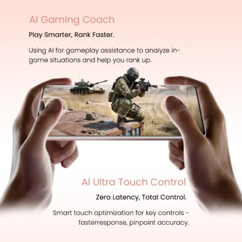 realme 15 Smartphone 5G 256GB ROM 8GB RAM 6.8" AMOLED Display 144Hz, 7000mAh Battery 80W Fast Charge IP69 Waterproof 50MP AI Camera Pink