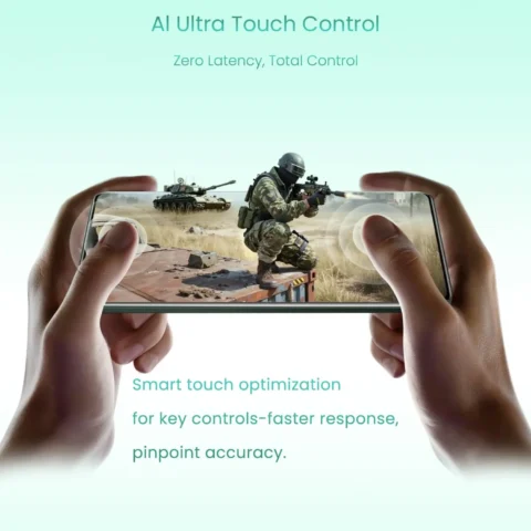 realme 15 Smartphone 5G 128GB ROM 8GB RAM 6.8" AMOLED Display 144Hz, 7000mAh Battery 80W Fast Charge IP69 Waterproof 50MP AI Camera Green