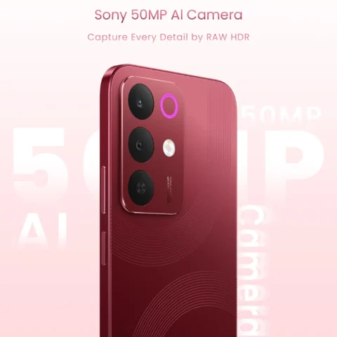 realme 15X 5G Smartphone 6ram, 128GB Maroon Red, 7000mAh Battery